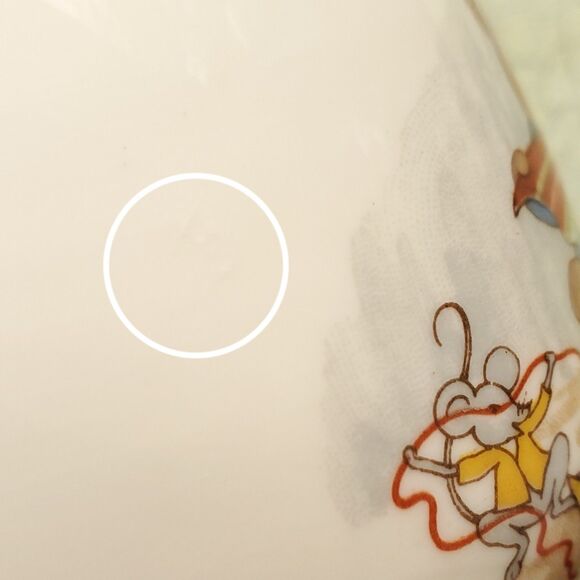 Bunnykins Royal Doulton Childs Cup Rabbits Knitting Easter Baby Gift Bone China - Picture 14 of 15